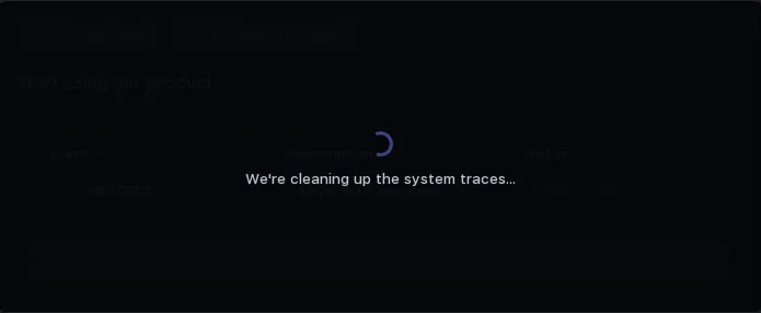 Full ban trace cleanup process